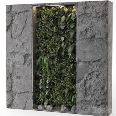 مدل سه بعدی گل دیواری 223