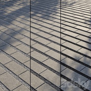 مدل سه بعدی سنگفرش 274