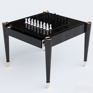 مدل سه بعدی میز شطرنج 153