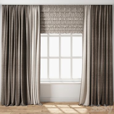 مدل سه بعدی پرده 309