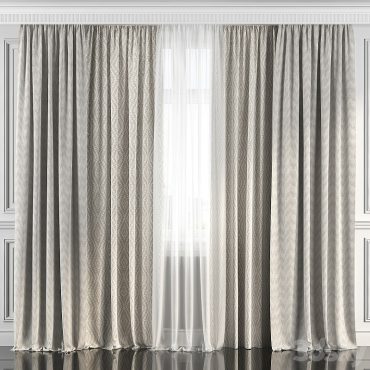مدل سه بعدی پرده 307
