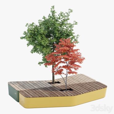 مدل سه بعدی فضای باز و محوطه 277