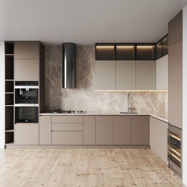 مدل سه بعدی کابینت مدرن 618