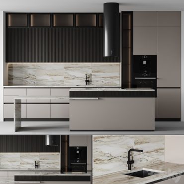 مدل سه بعدی کابینت مدرن 615