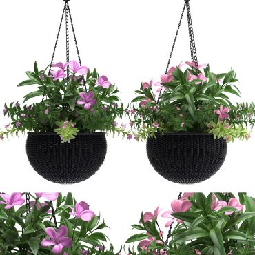 مدل سه بعدی گل آویز 232