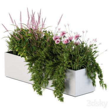 مدل سه بعدی گل فضای باز 376