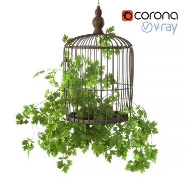 مدل سه بعدی گل آویز 237