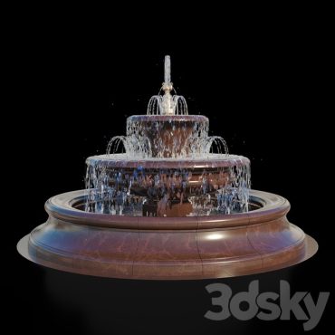 مدل سه بعدی آبنما 187