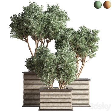 مدل سه بعدی گل فضای باز 391