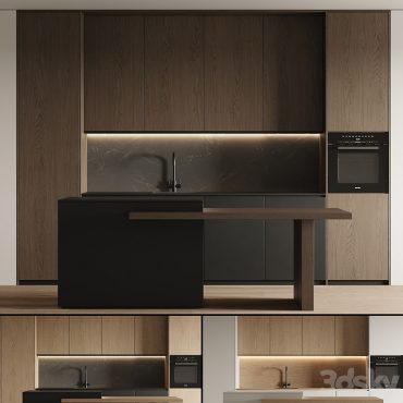 مدل سه بعدی کابینت مدرن 637