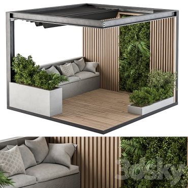 مدل سه بعدی فضای باز و محوطه 286