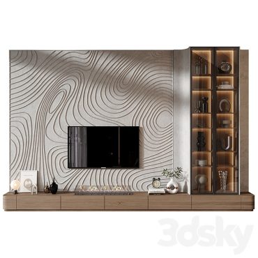 مدل سه بعدی میز تلویزیون مدرن 239
