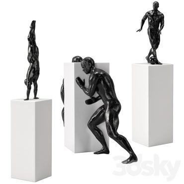 مدل سه بعدی مجسمه دکوری 425