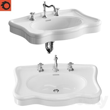 مدل سه بعدی روشویی 340