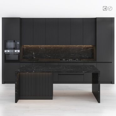 مدل سه بعدی کابینت مدرن 668
