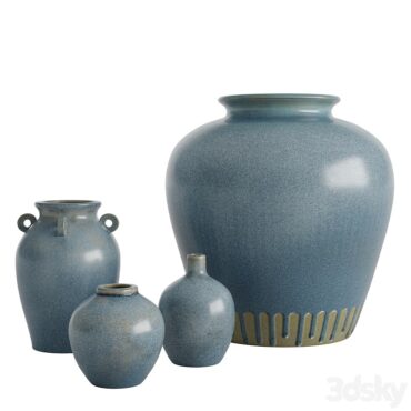 مدل سه بعدی ظرف و ظروف دکوری 396