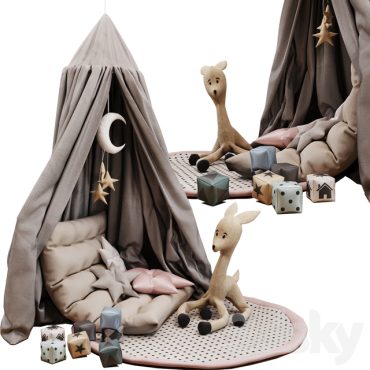 مدل سه بعدی چادر بازی کودک 569