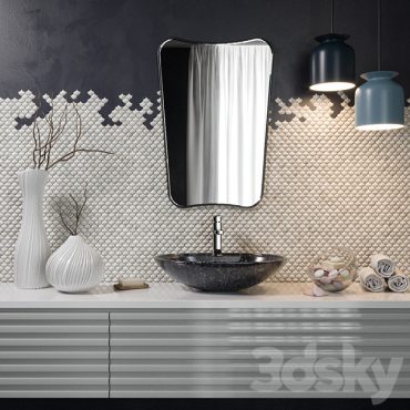 مدل سه بعدی روشویی 119 مدل سه بعدی روشویی 119