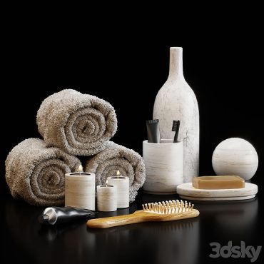 مدل سه بعدی دکوری حمام 131 مدل سه بعدی دکوری حمام 131