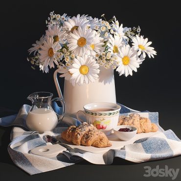 مدل سه بعدی صبحانه 82 مدل سه بعدی صبحانه 82
