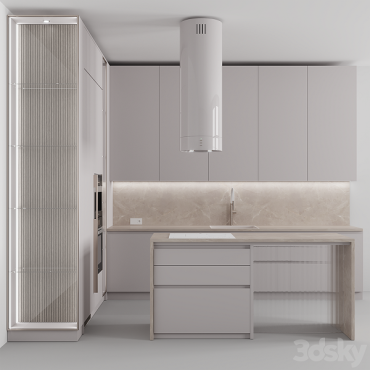 مدل سه بعدی کابینت مدرن 567