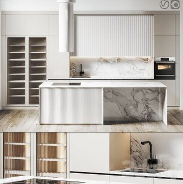 مدل سه بعدی کابینت مدرن 209 مدل سه بعدی کابینت مدرن 209