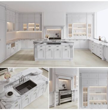 مدل سه بعدی کابینت کلاسیک 253