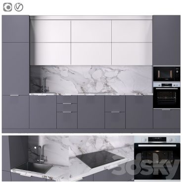 مدل سه بعدی کابینت مدرن 268 مدل سه بعدی کابینت مدرن 268