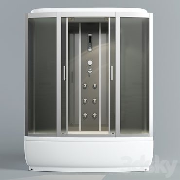مدل سه بعدی کابین دوش حمام 108