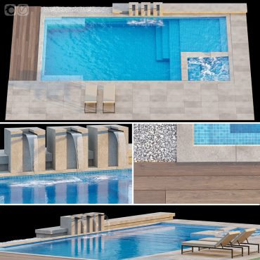 مدل سه بعدی استخر 116 مدل سه بعدی استخر 116