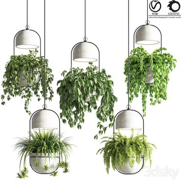 مدل سه بعدی گل آویز 154