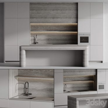 مدل سه بعدی کابینت مدرن 371
