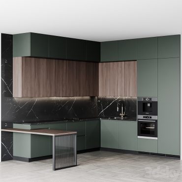 مدل سه بعدی کابینت مدرن 370