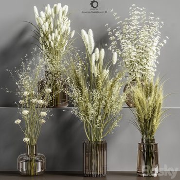 مدل سه بعدی گل و گلدان رومیزی 568 مدل سه بعدی گل و گلدان رومیزی 568