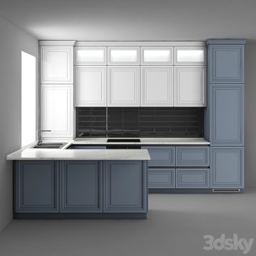 مدل سه بعدی کابینت نئوکلاسیک 440 مدل سه بعدی کابینت نئوکلاسیک 440
