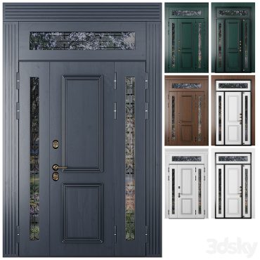 مدل سه بعدی درب کلاسیک 255 مدل سه بعدی درب کلاسیک 255