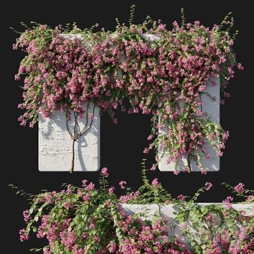 مدل سه بعدی گل دیواری 174 مدل سه بعدی گل دیواری 174