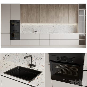 مدل سه بعدی کابینت مدرن 480