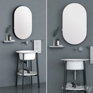 مدل سه بعدی روشویی 280 مدل سه بعدی روشویی 280