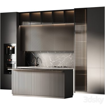 مدل سه بعدی کابینت مدرن 524