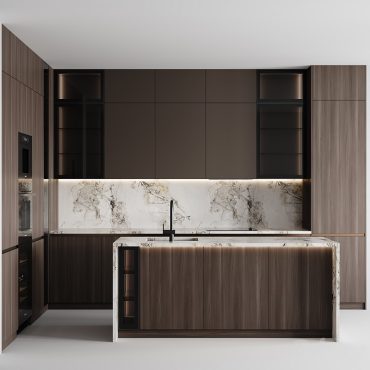 مدل سه بعدی کابینت مدرن 541