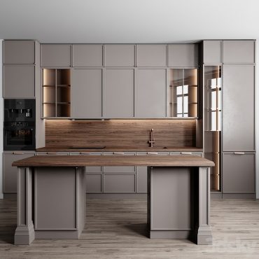 مدل سه بعدی کابینت مدرن 588