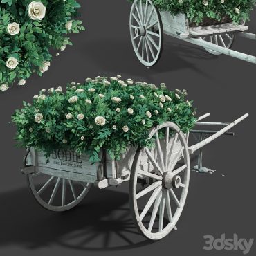 مدل سه بعدی گل فضای باز 357
