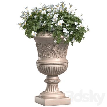 مدل سه بعدی گل فضای باز 416