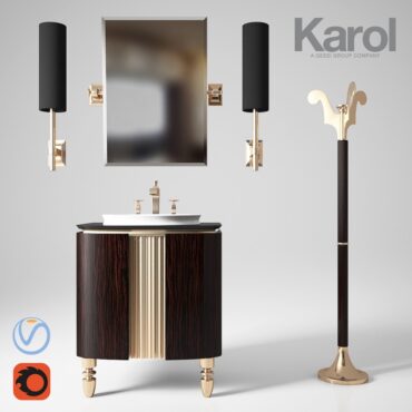 مدل سه بعدی روشویی کلاسیک 363