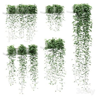 مدل سه بعدی گل آویز 107 مدل سه بعدی گل آویز 107