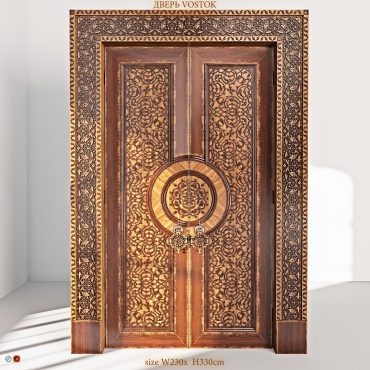 مدل سه بعدی درب کلاسیک 104 مدل سه بعدی درب کلاسیک 104