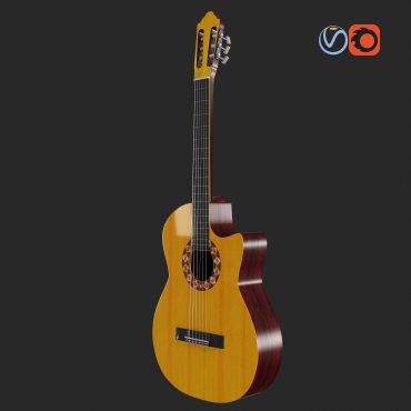 مدل سه بعدی گیتار 103 مدل سه بعدی گیتار 103