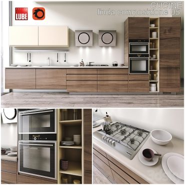 مدل سه بعدی کابینت مدرن 141 مدل سه بعدی کابینت مدرن 141