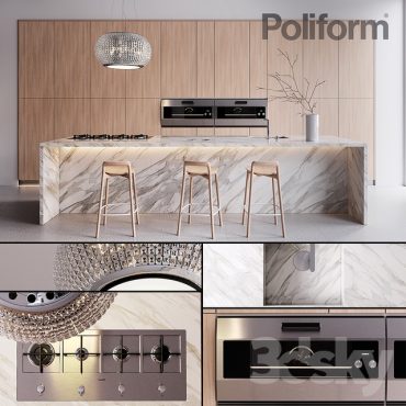 مدل سه بعدی کابینت مدرن 133 مدل سه بعدی کابینت مدرن 133
